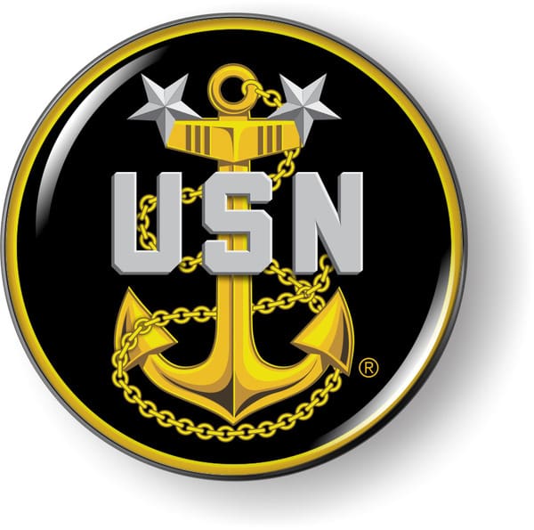 U.S. Navy Fouled Anchor - Master Chief Petty Officer Emblem